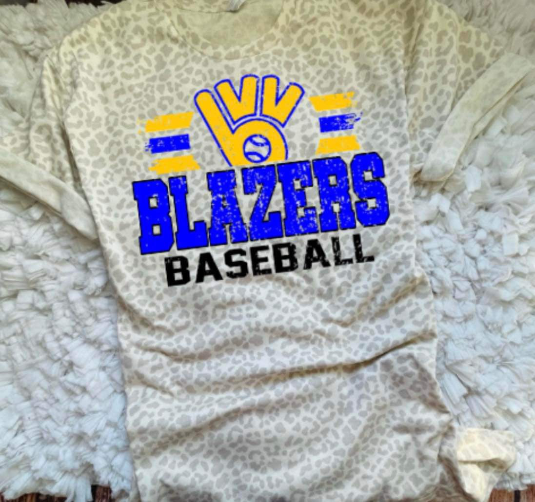 Blazers Baseball Team Shirts