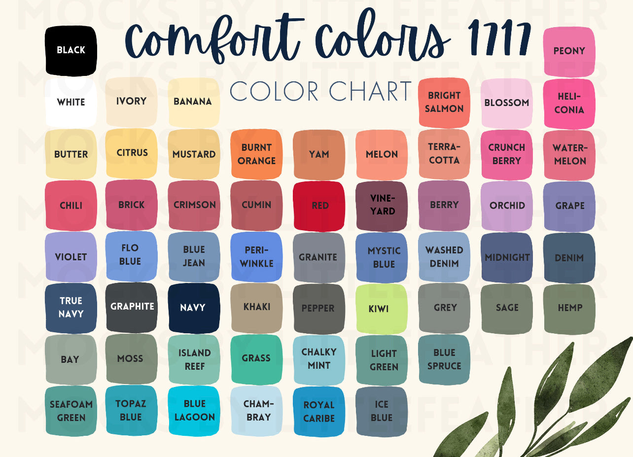 Custom Puff Ink Comfort Color Varsity Tee