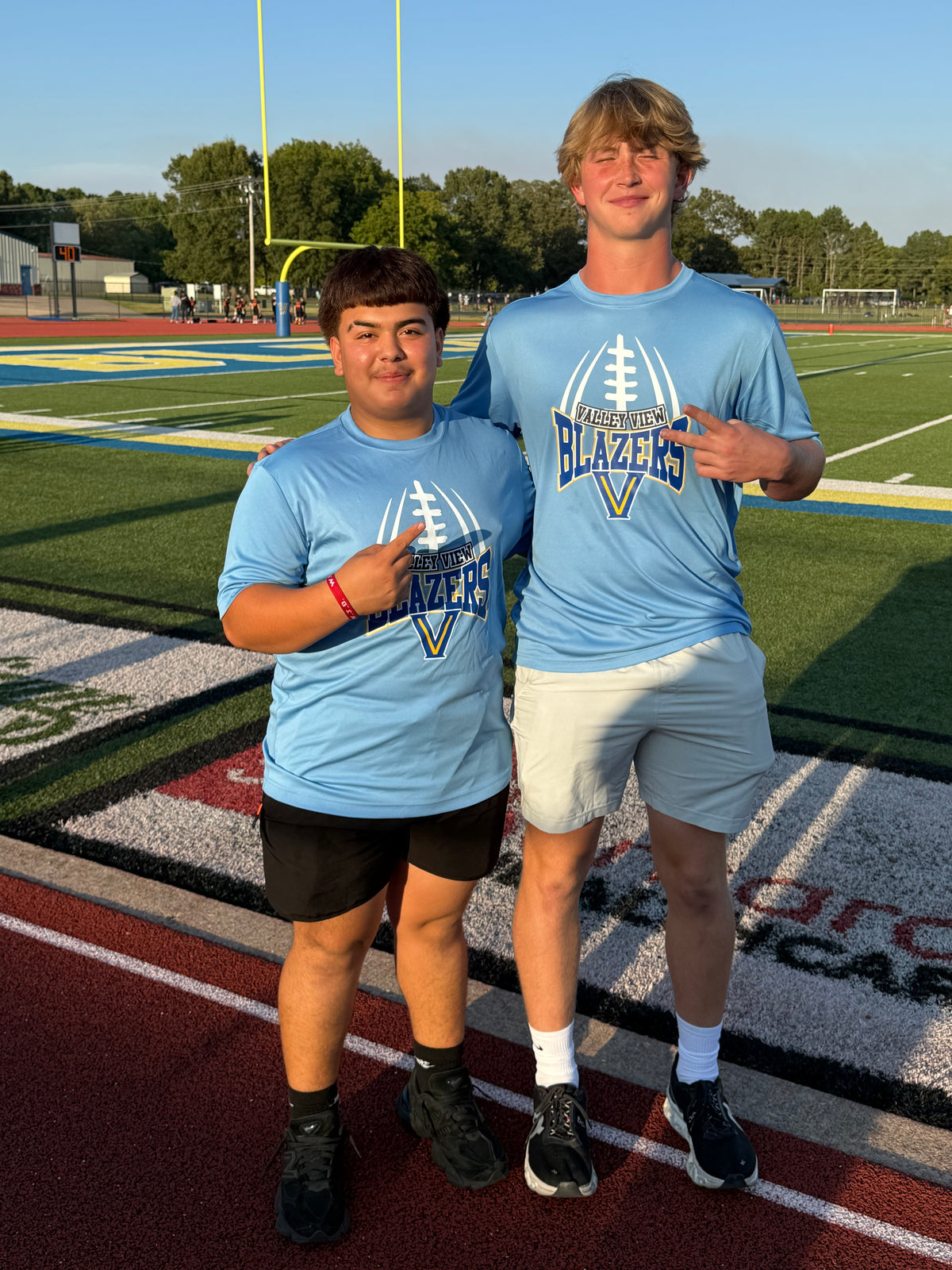 Blazers Football Carolina Blue