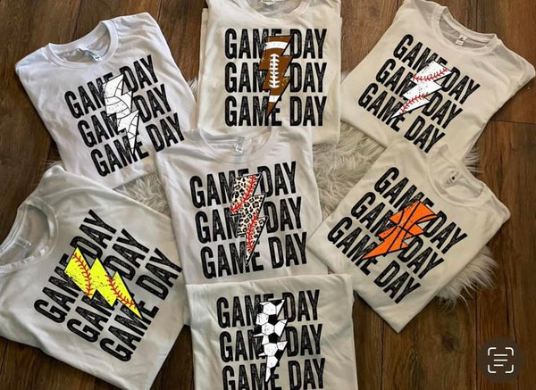 Game Day Lightning Bolt Shirt