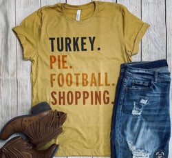 Football Thanksgiving tee