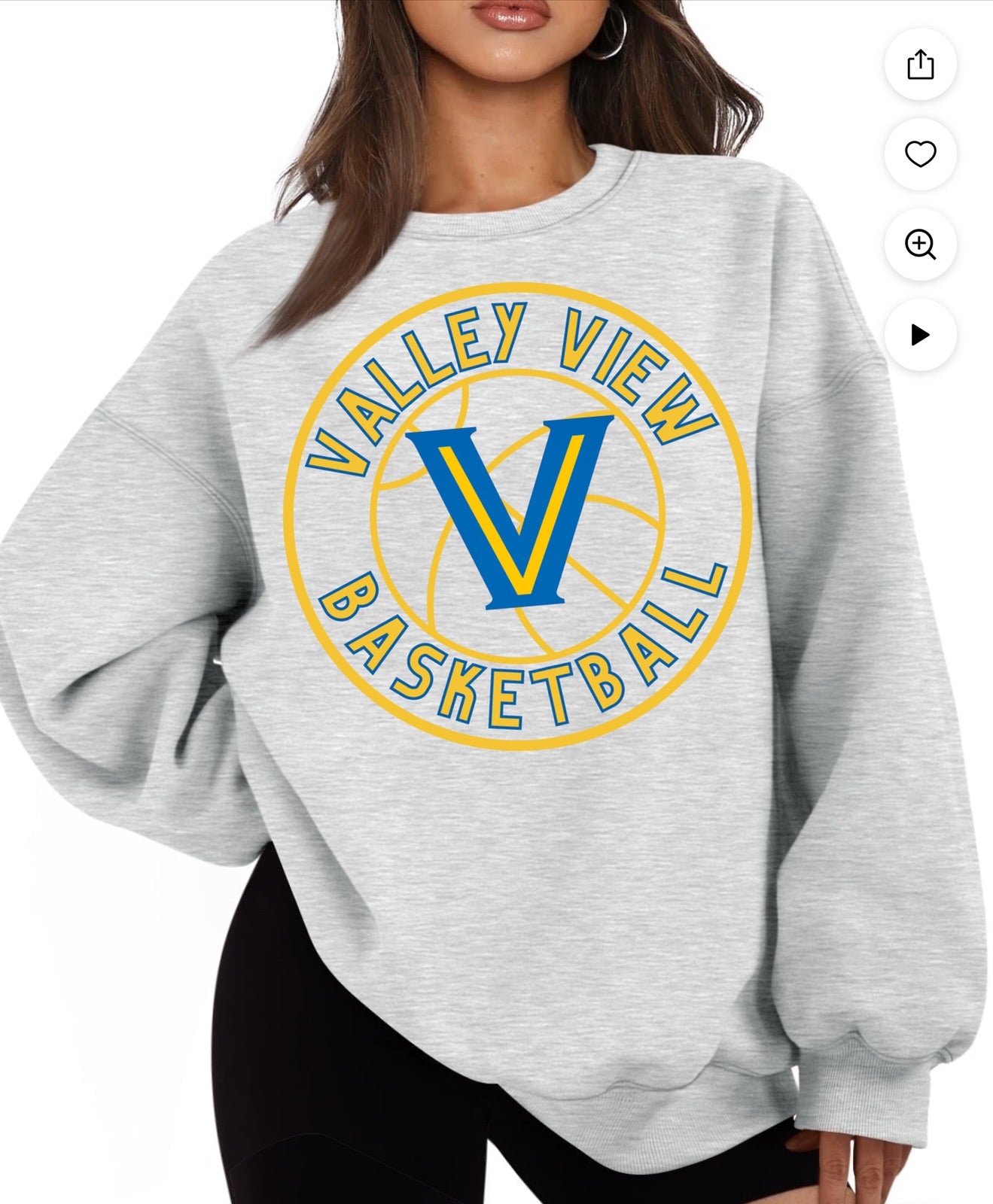 Valley View Blazers Basketball Design