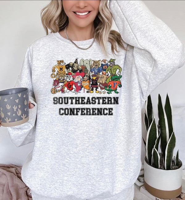 SEC Conference Character Shirts