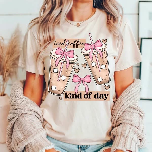 Iced Coffee kind of day tee