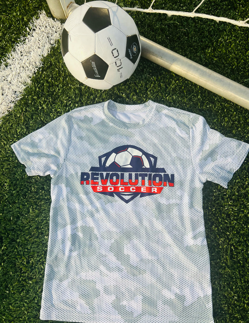 Revolution Soccer Dri-Fit Digital Camo Tees-Youth&Adult