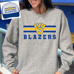 Blazers Baseball Classic Mascot Design