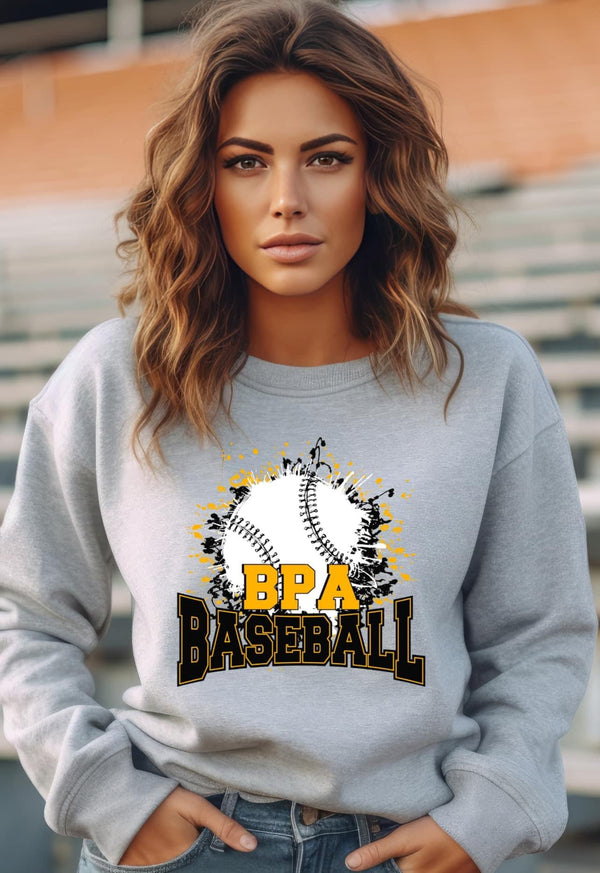 BPA Baseball Splatter Design