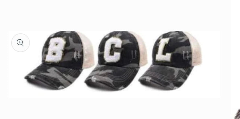 Hat-Camo distressed “F”