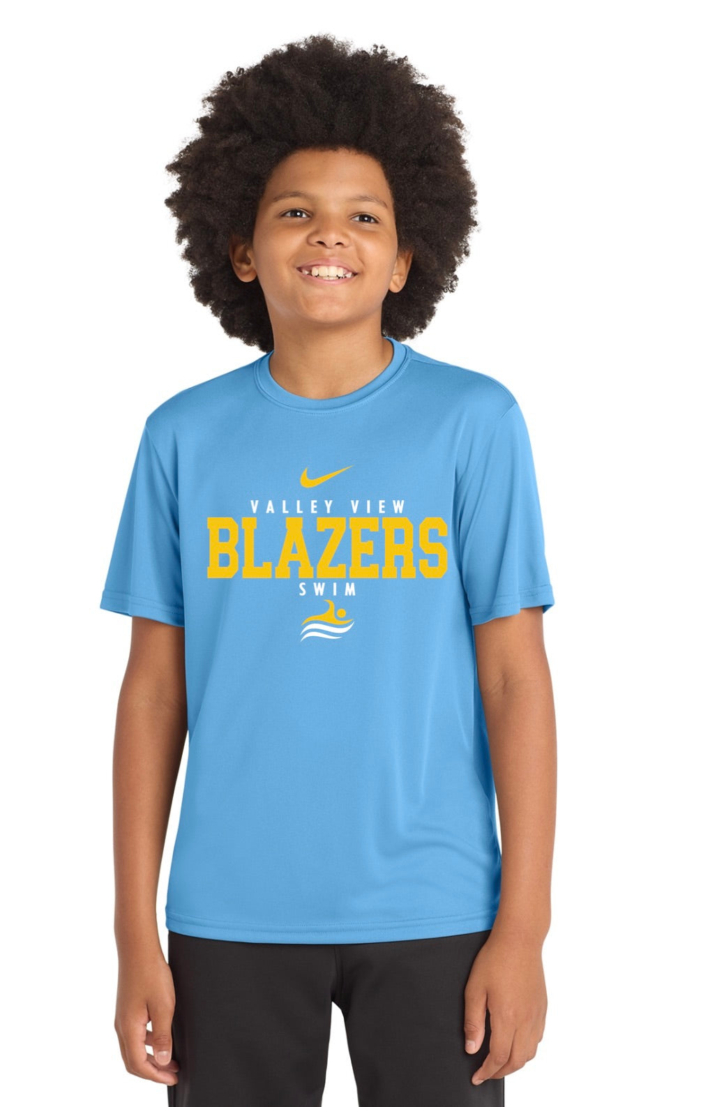 Valley View Blazers SWIM design-Carolina Blue
