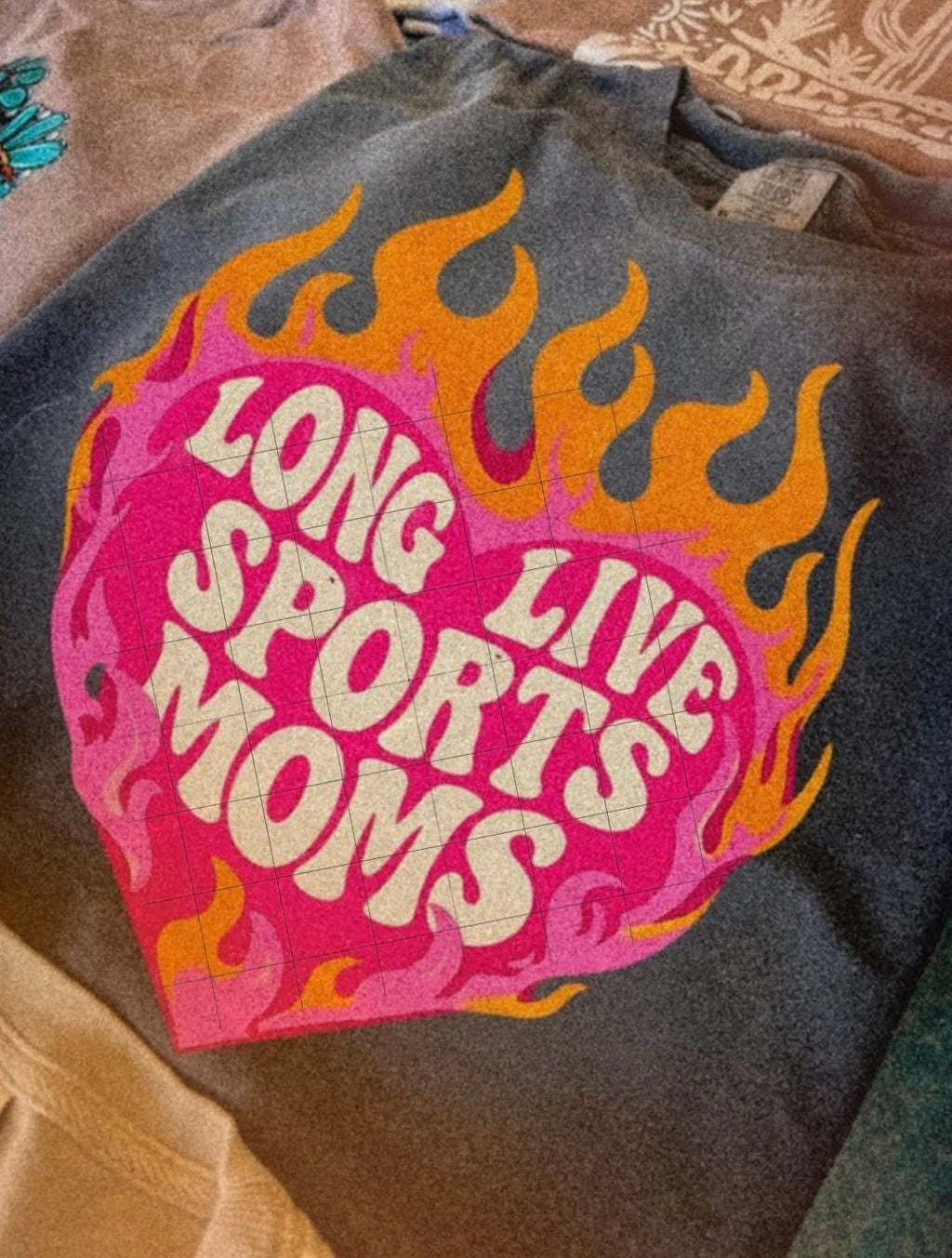Long live Sports Moms Comfort colors tee