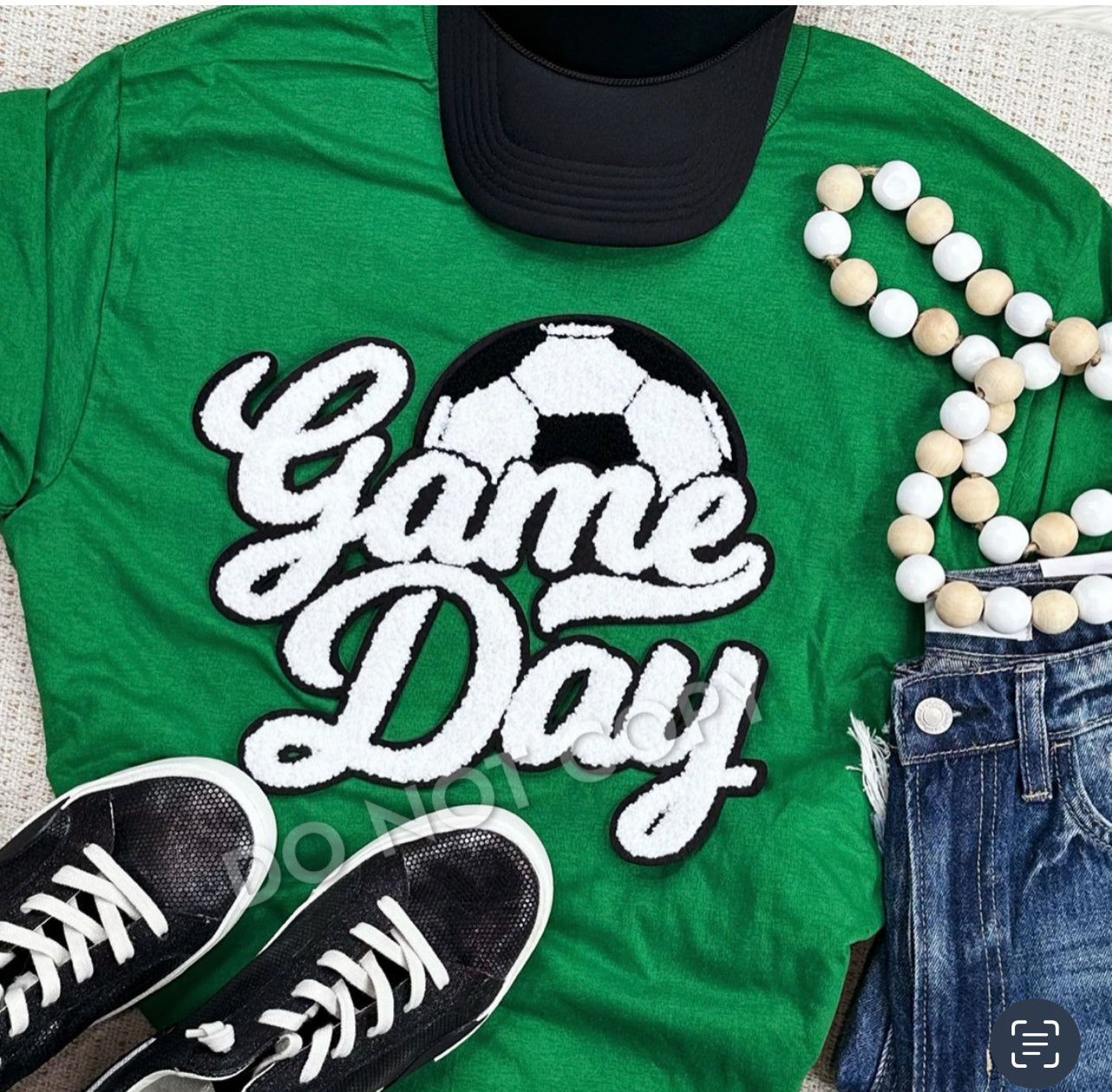Soccer Game Day Chenielle Patch shirts