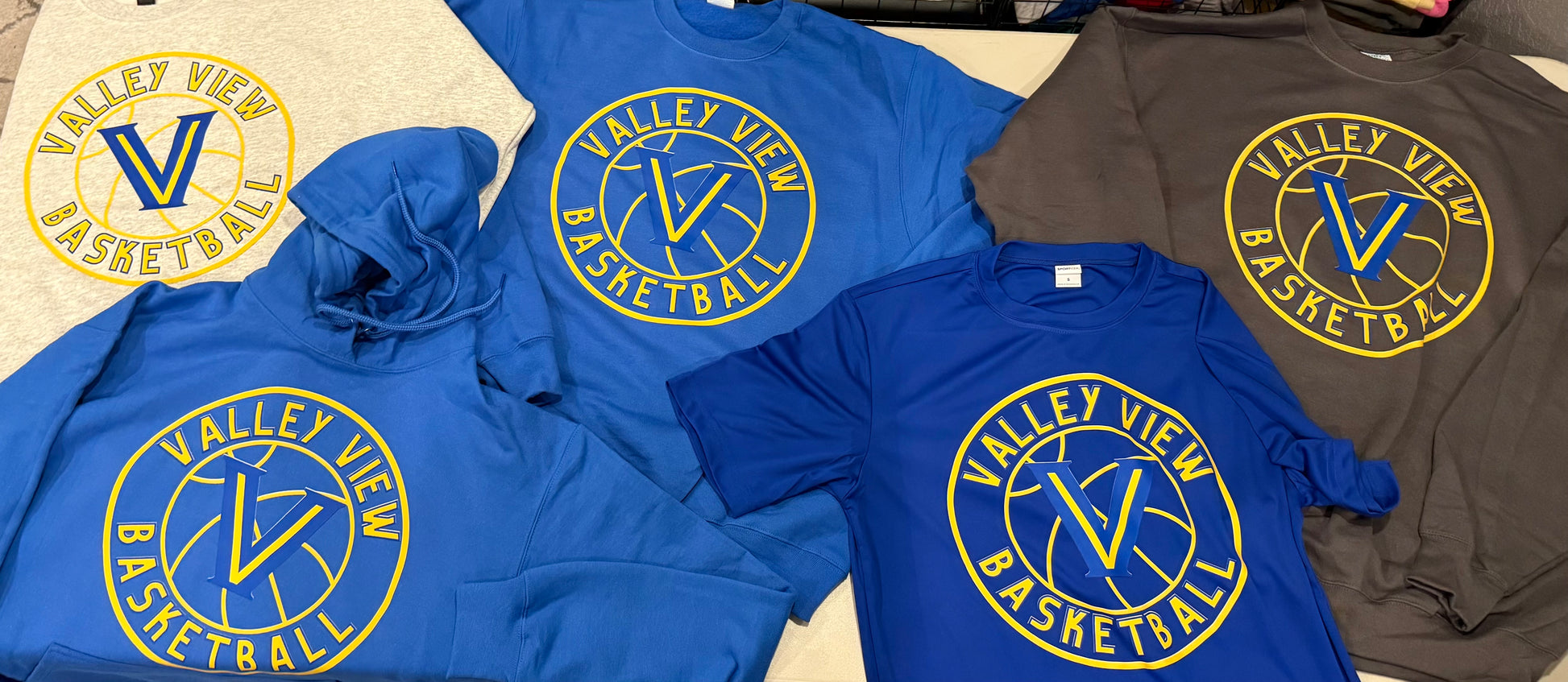 Valley View Blazers Basketball Design