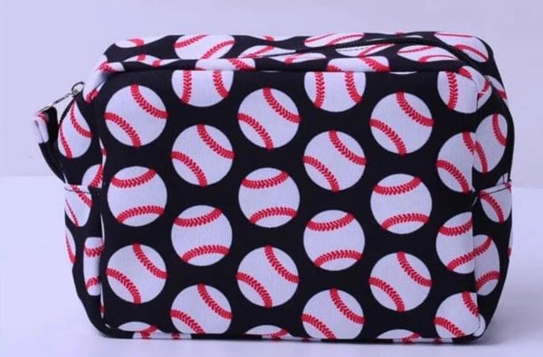 Baseball Cosmetic Bag