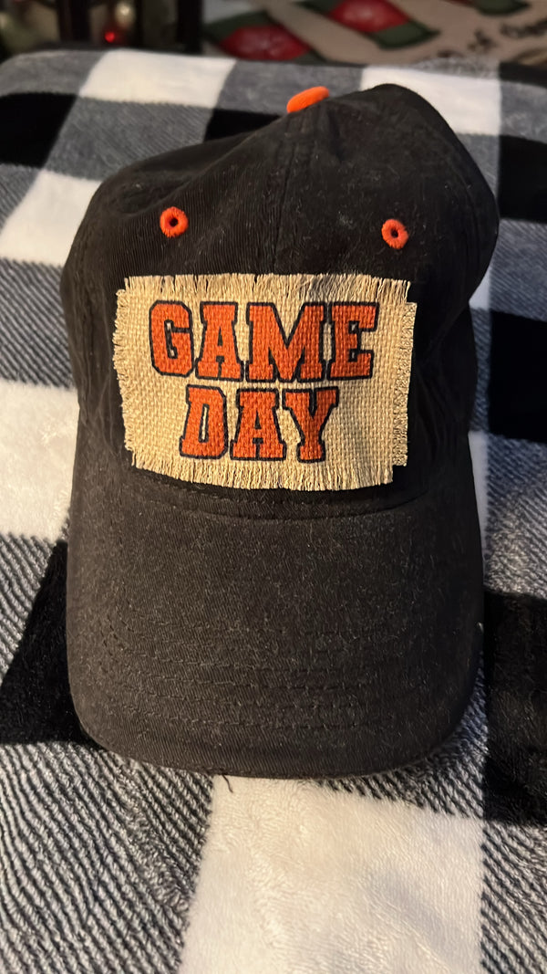 Game Day Black/Orange Hat