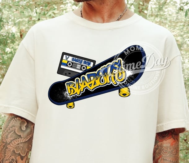 Valley View Blazers Skateboard tee
