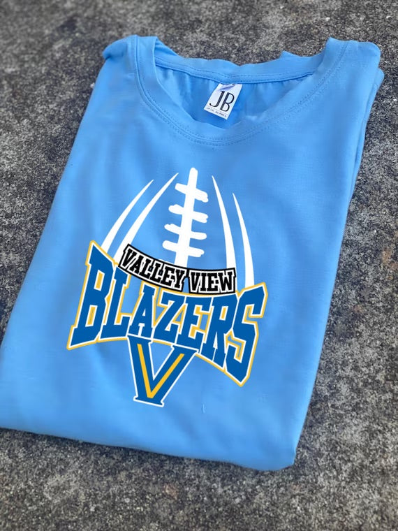 Blazers Football Carolina Blue