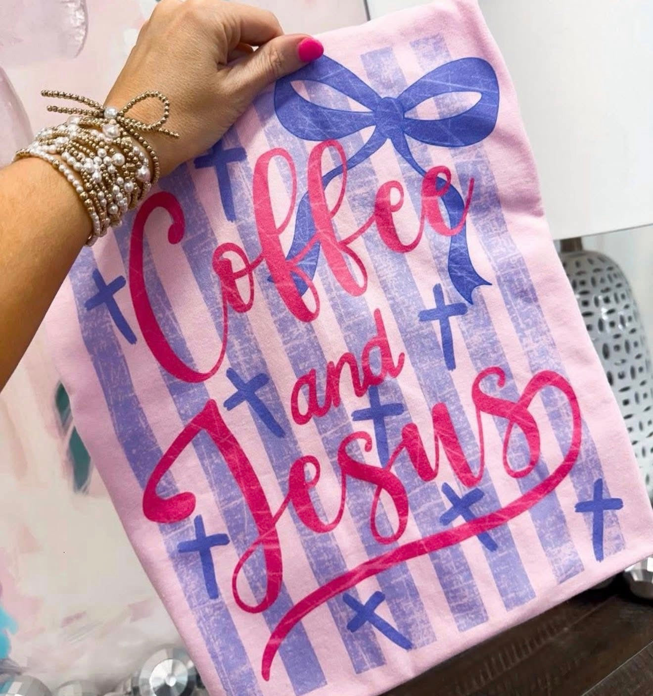 Coffee and Jesus tee