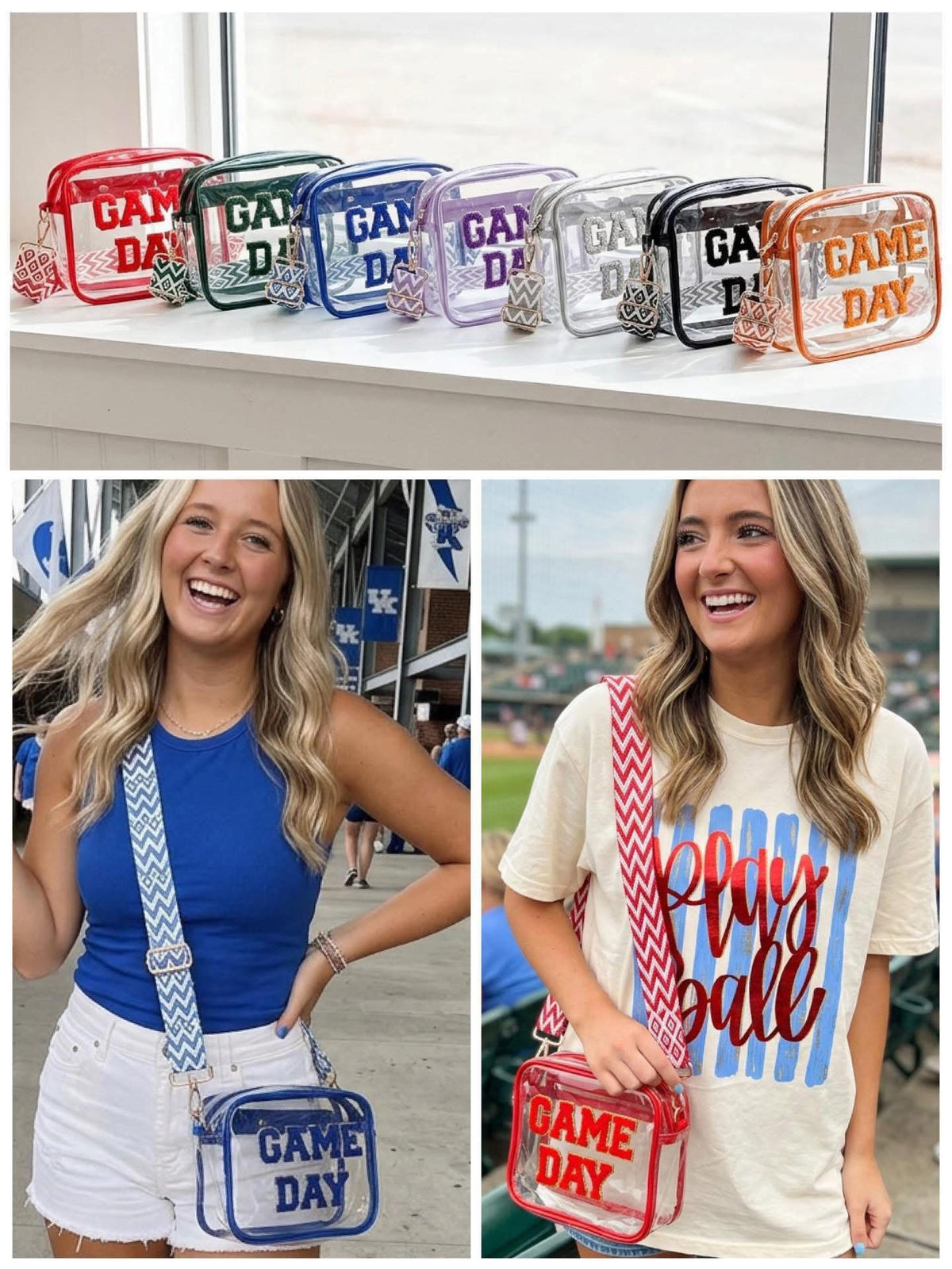Game Day Clear Purses