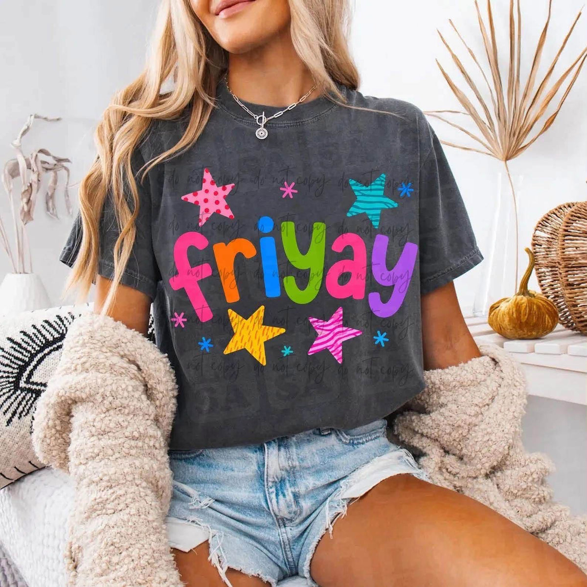 Friyay comfort colors tee