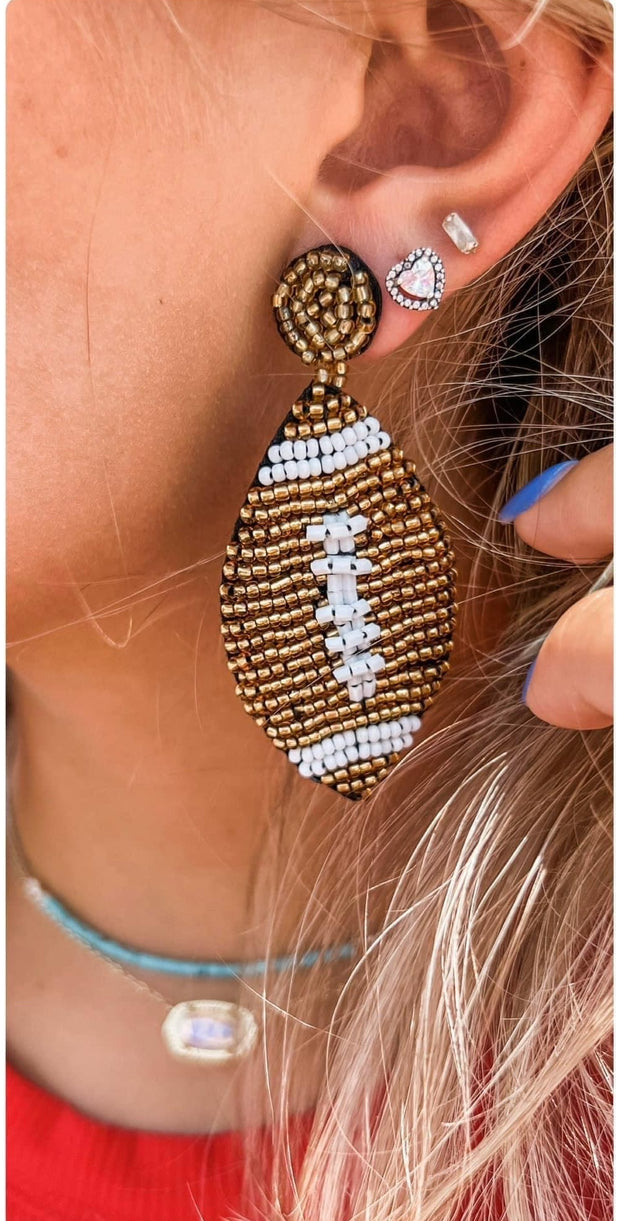 Blazers Heart Stud earrings