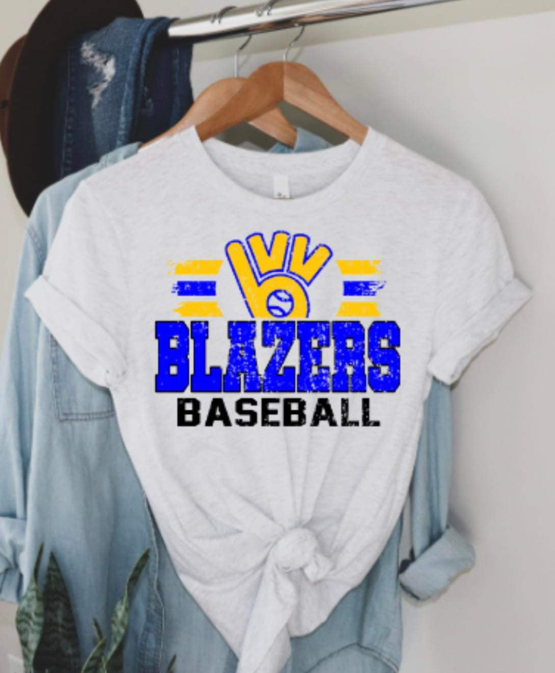 Blazers Baseball Team Shirts