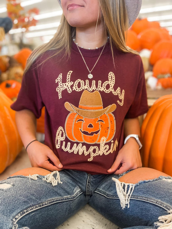 Howdy Pumpkin Tee