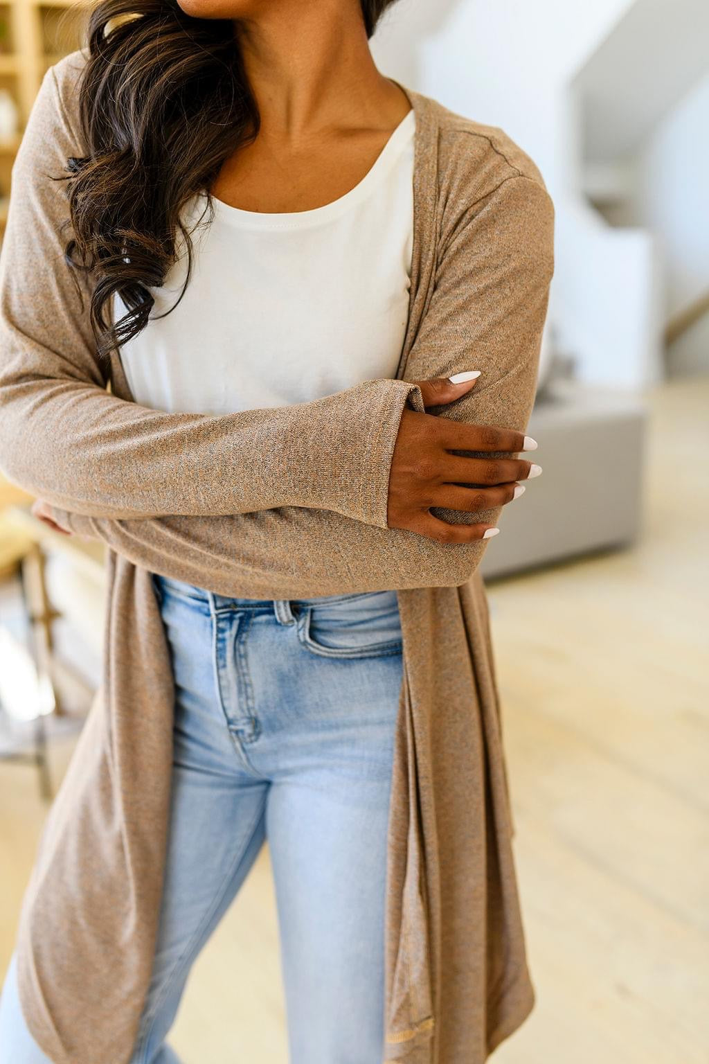 Pebble Drop front Cardigan