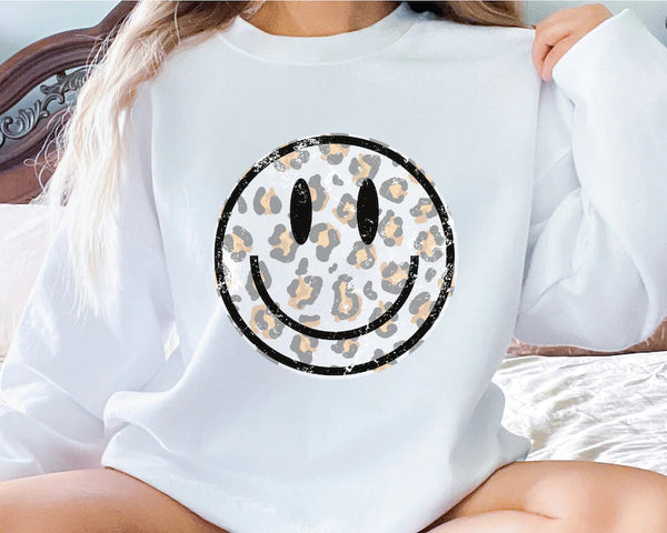 Vintage Leopard Smiley