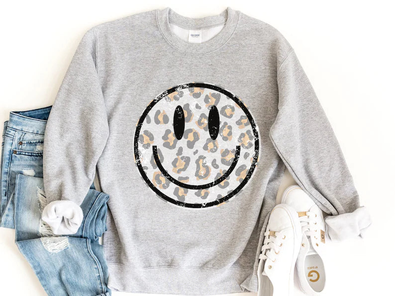 Vintage Leopard Smiley