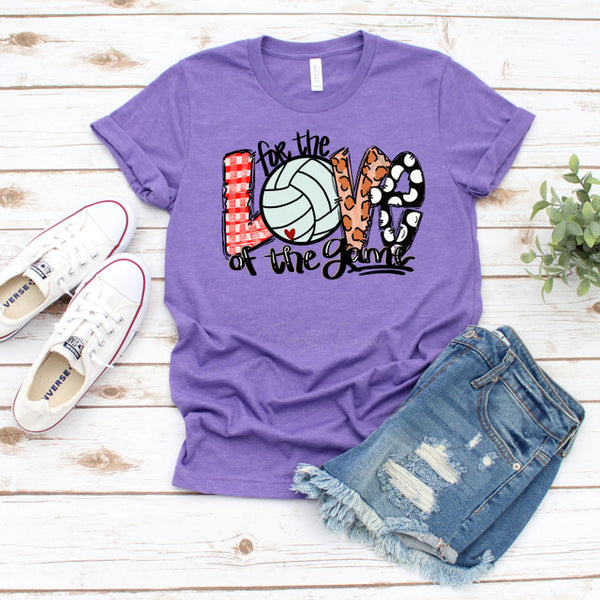 For the Love of the Game-Volleyball